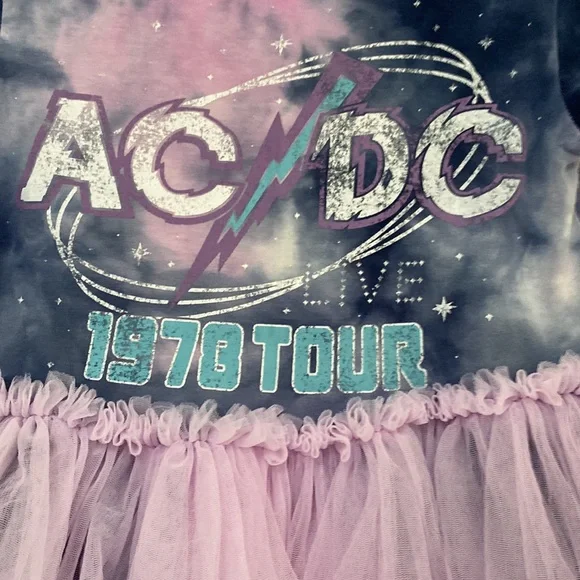Cotton On Kids - ACDC Licensed Ivy Dress - Size 4 - Picture 3 of 5